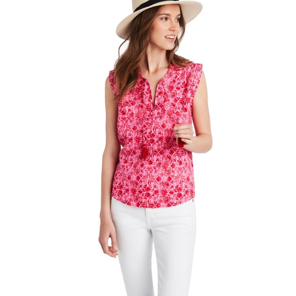 Vineyard Vines pink top blouse tunic